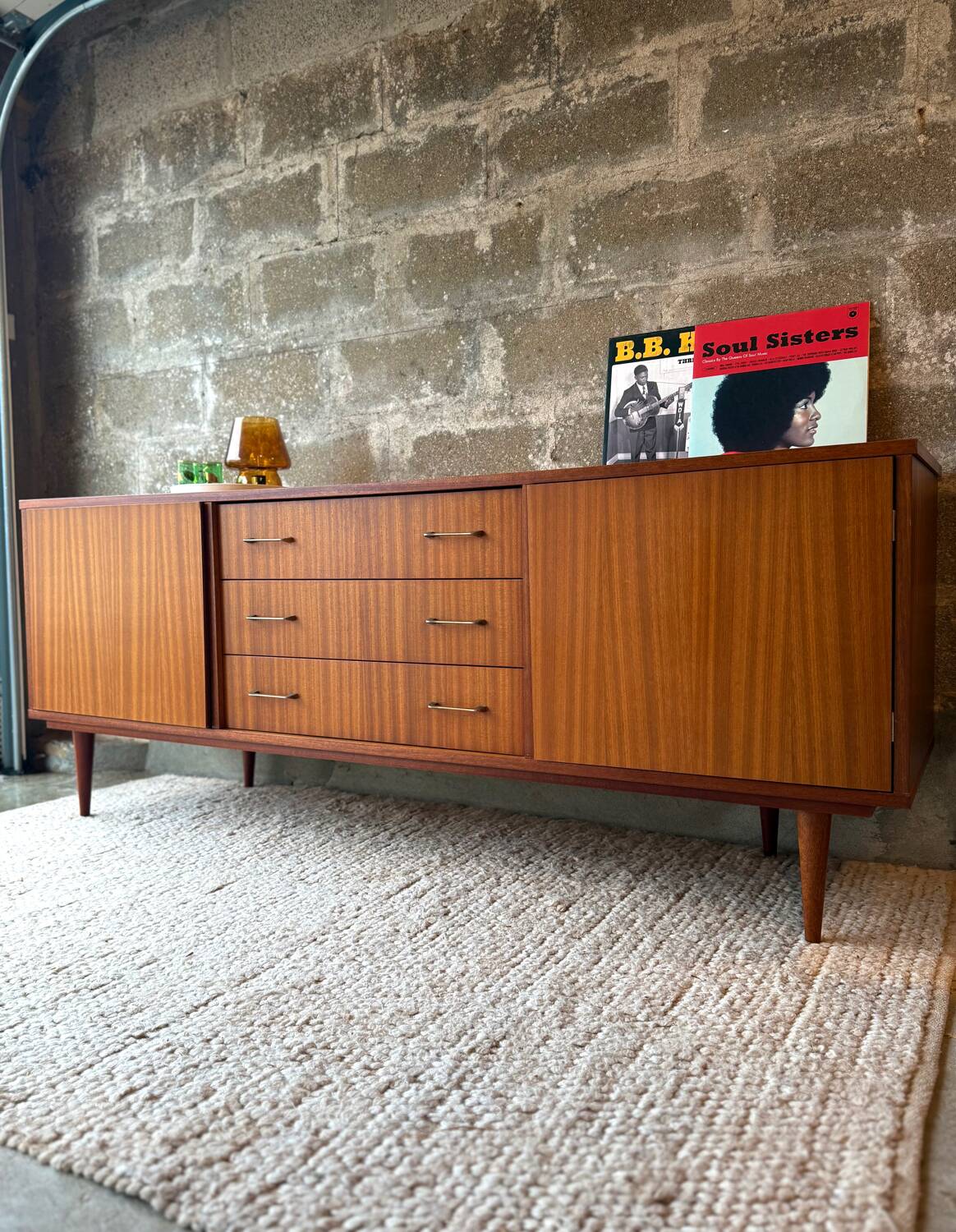 Vintage Scandinavian teak sideboard from the 60s/70s.