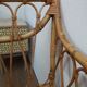 Bed child vintage rattan