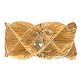 Natural rattan pendant light