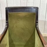 19th-century bergère in mahogany