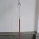 Adjustable danish floor lamp by Domus in teak and wool