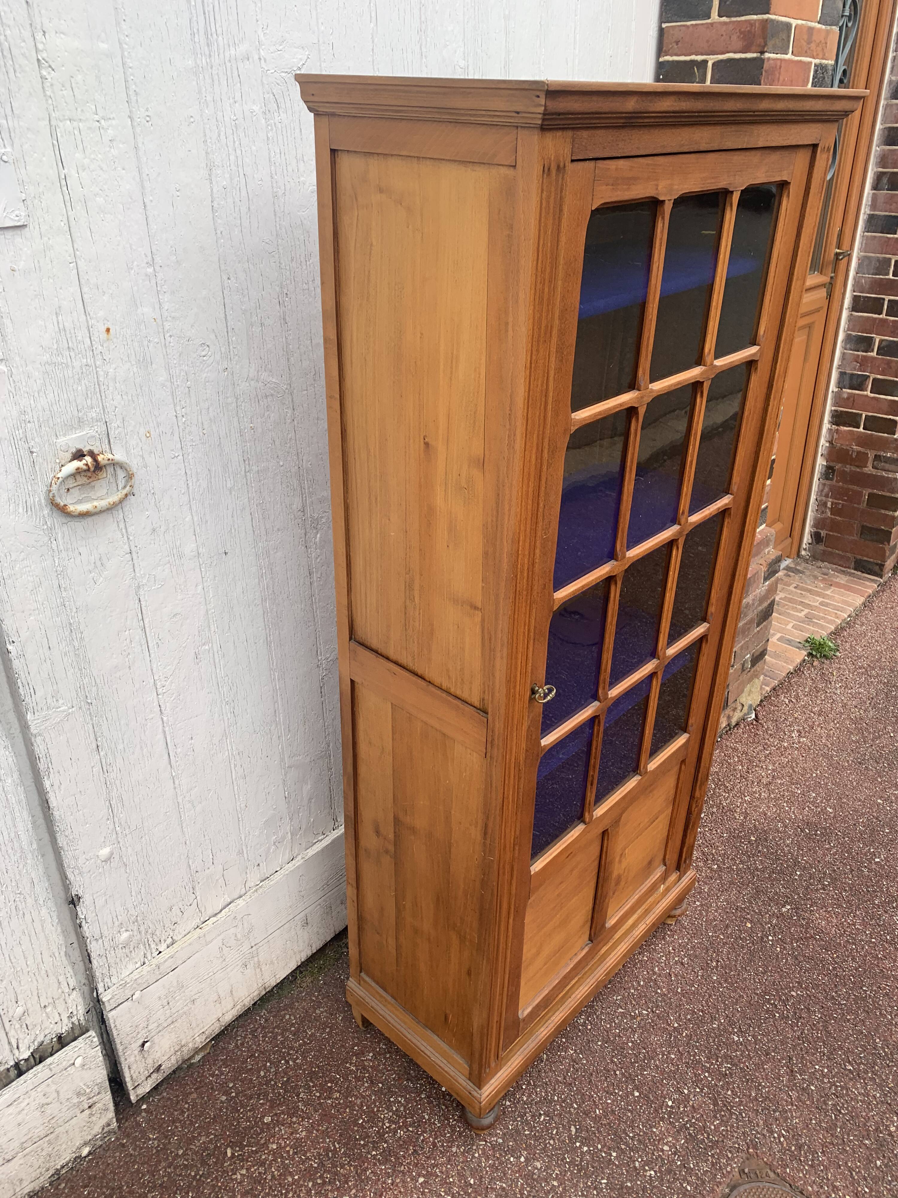 Armoire parisienne vitrée 1 porte