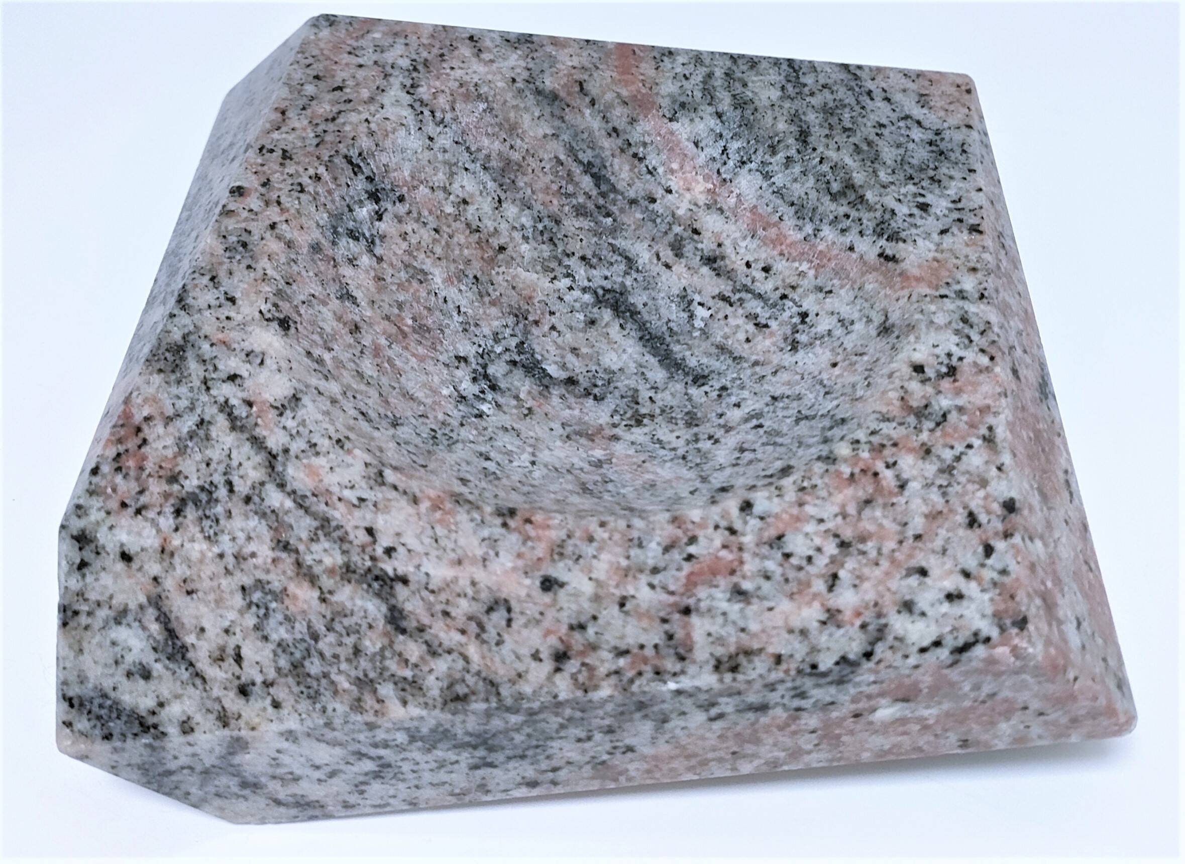 Pink granite pocket emptier from the 80s