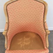 Paire de fauteuils bergère de style Louis XV
