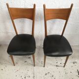 Pair of teak chairs 1950