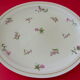 Porcelain dessert service with floral decoration