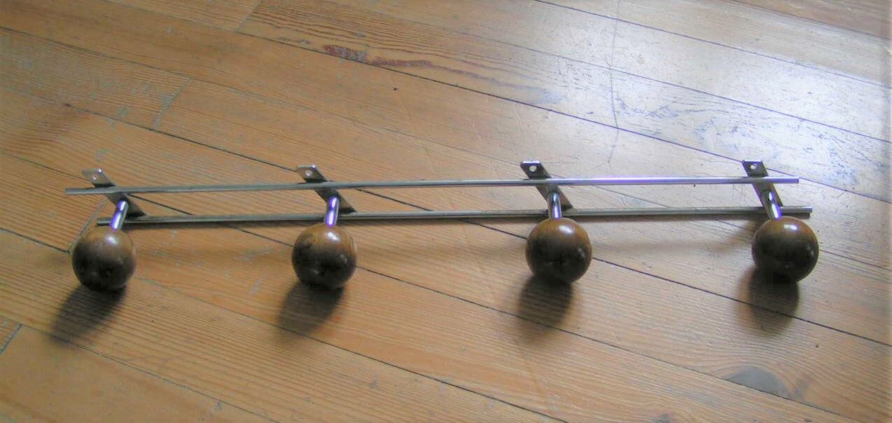 Wall coat rack