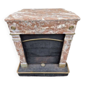 Stove fireplace old marble
