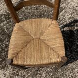 Set of 6 straw chairs