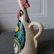 Zoomorphic modernist pitcher in the shape of a rooster