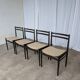 Set of 4 Stol Kamnik Dining Chair: Vintage Scandinavian Beech Wood, Yugosla