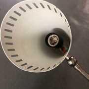 Bauhaus wall lamp in grey metal