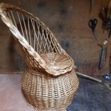 Wicker child chair