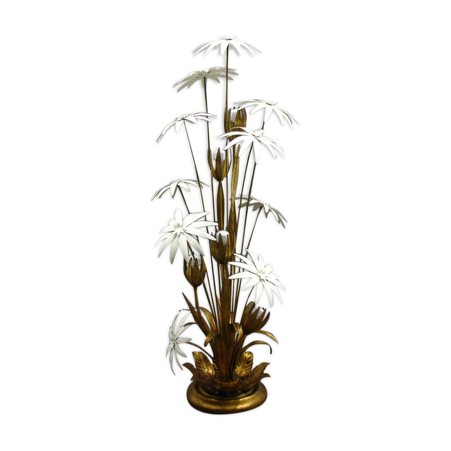 Lampadaire Vintage Hollywood Regency de Hans Kögl, années 1970