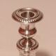 Directoire style candle holder in silver metal