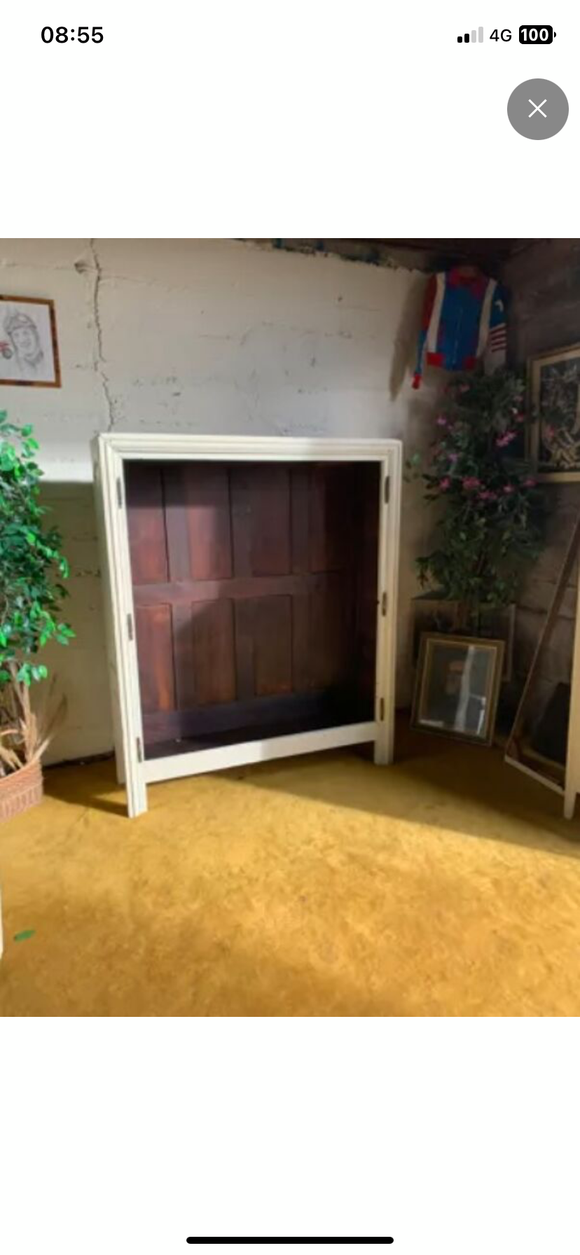 19th century Parisian glazed dresser