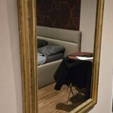 Louis Philippe period mirror in gilded wood