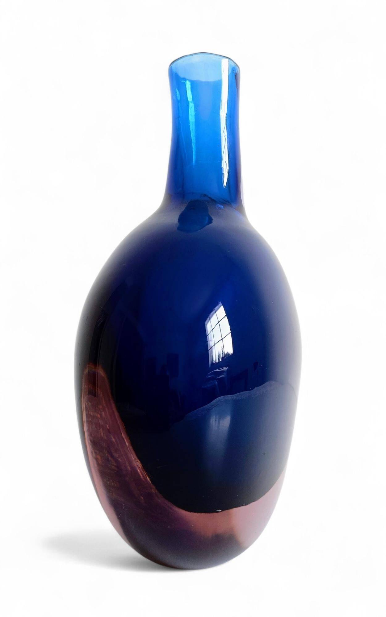 Murano Glass Large Bottle by Flavio Poli for Seguso Vetri D´Arte, Italy, 1960s