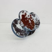 Mid-century abstract glass sculpture, 1970s