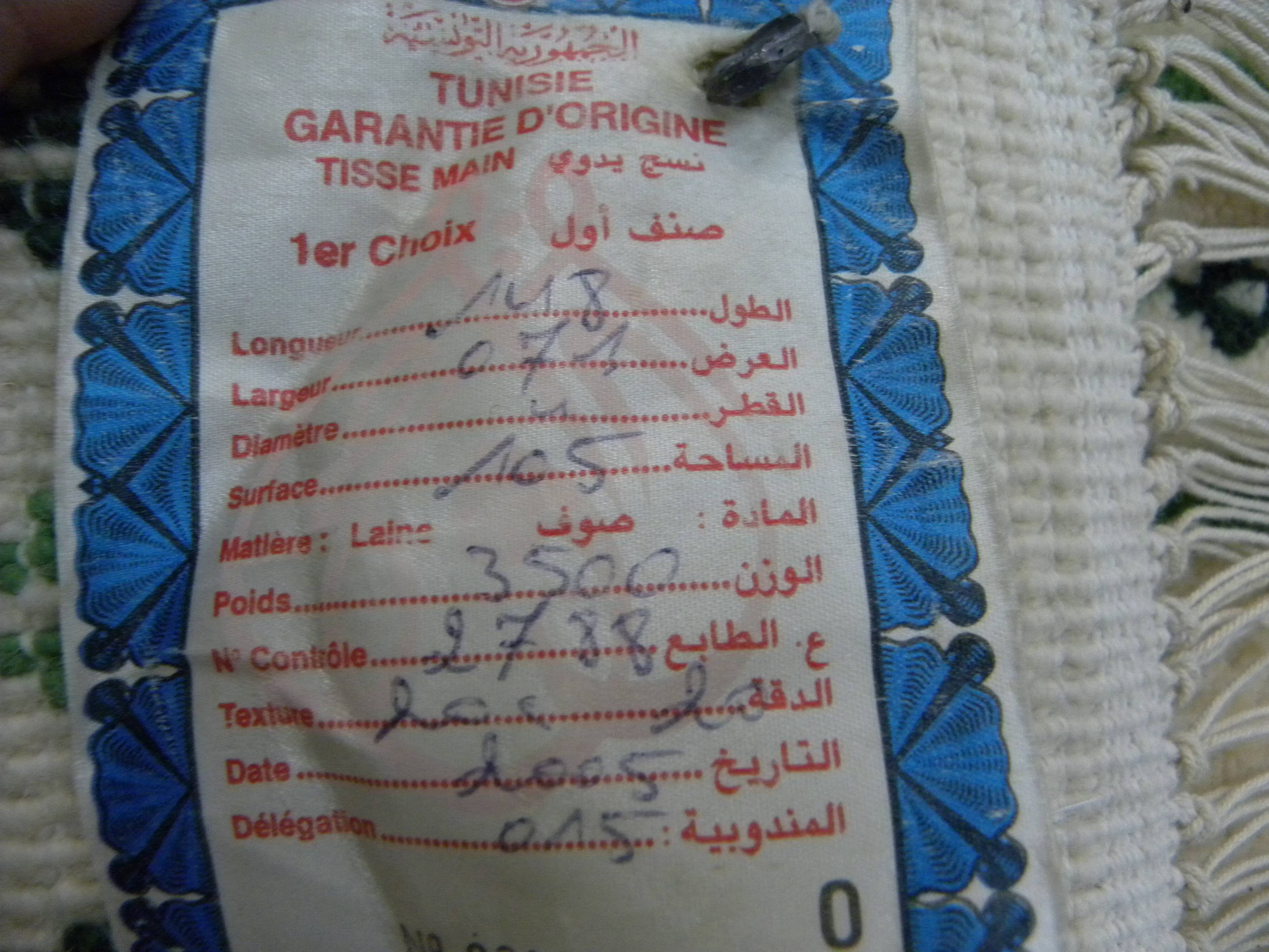 Vintage Berber Rug with Amazigh Jewel Pattern - Handmade Wool Rug