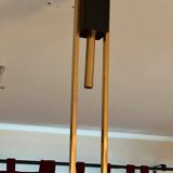 Lampe à Suspension à 3 Lumières Opaline de Maison Arlus, 1950
