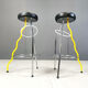 Pair of Duplex stools by Javier Mariscal for BD 1980s Memphis