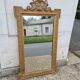 Golden pediment mirror