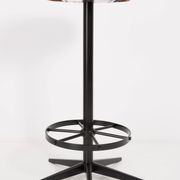Tabouret vintage orange foncé, Allemagne, 1960s
