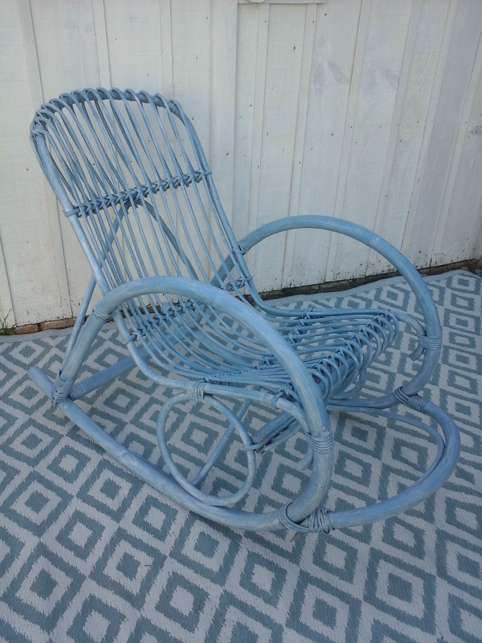 Rattan rocking