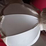 2 white lampshades