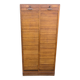 double office cabinet in oak with curtains Furniture 30 60