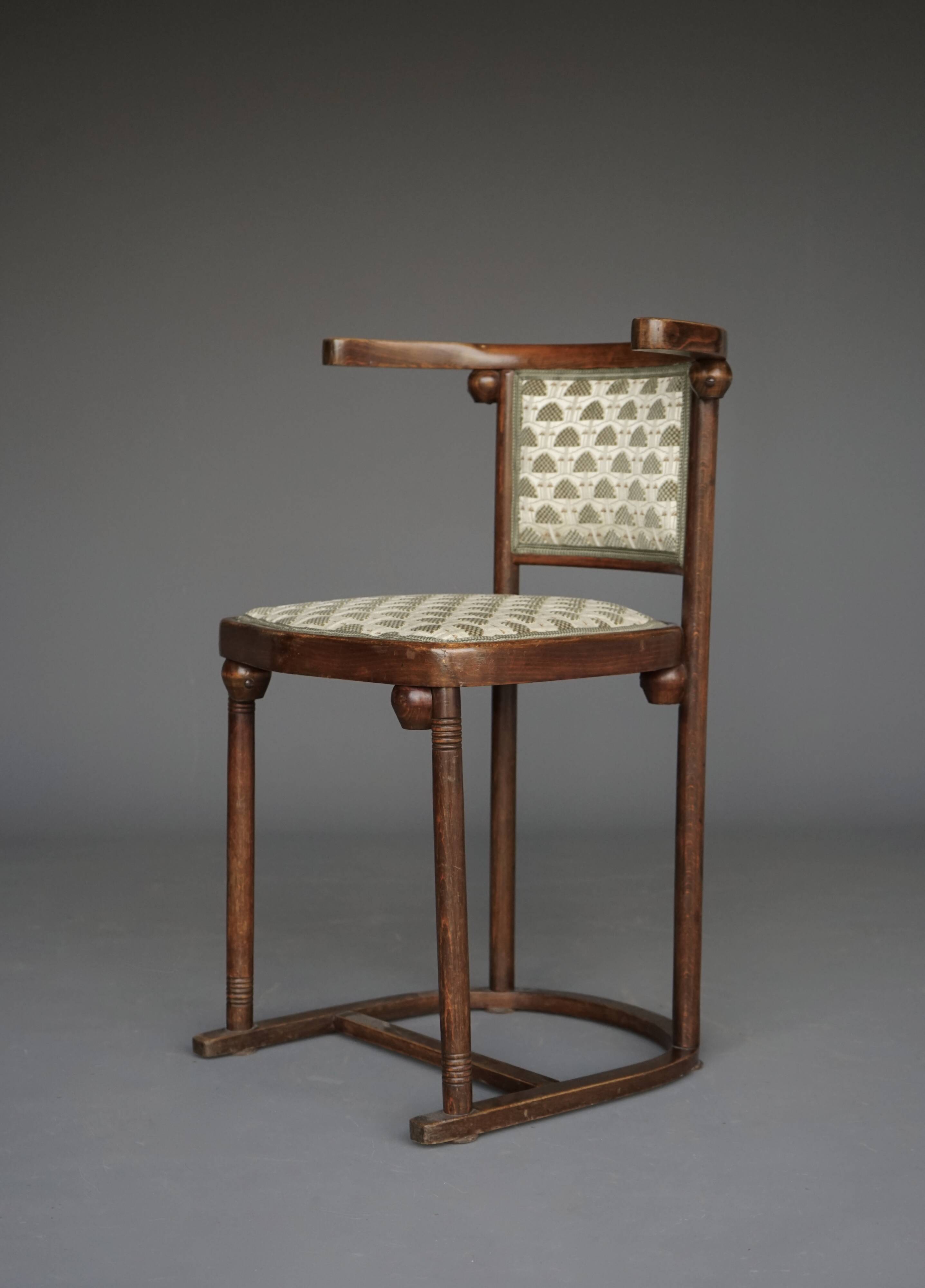 Secessionist Chair attributed to Josef Hoffmann, 1920s