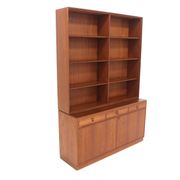 Scandinavian walnut bookcase by Bertil Fridhagen for Bodafors, Sweden, 1960