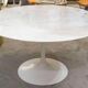 Eero saarinen & knoll international, table "tulip" 137 cm arabescato