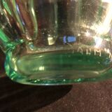 Glass-sided vase signed Daum Nancy 1950