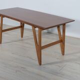 Table basse danoise en teck du milieu du siècle, années 1960