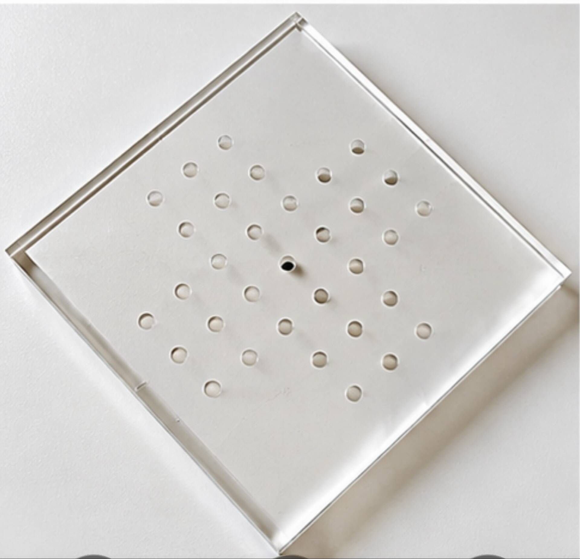1970s design solitaire game – Plexiglass and chrome metal – Vintage