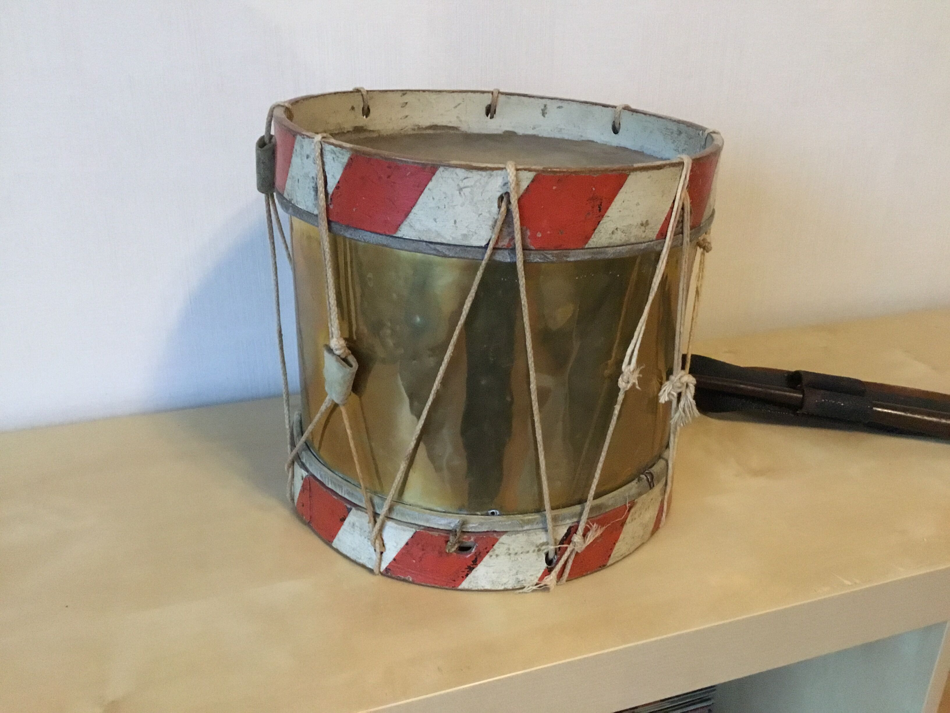 Old circus drum