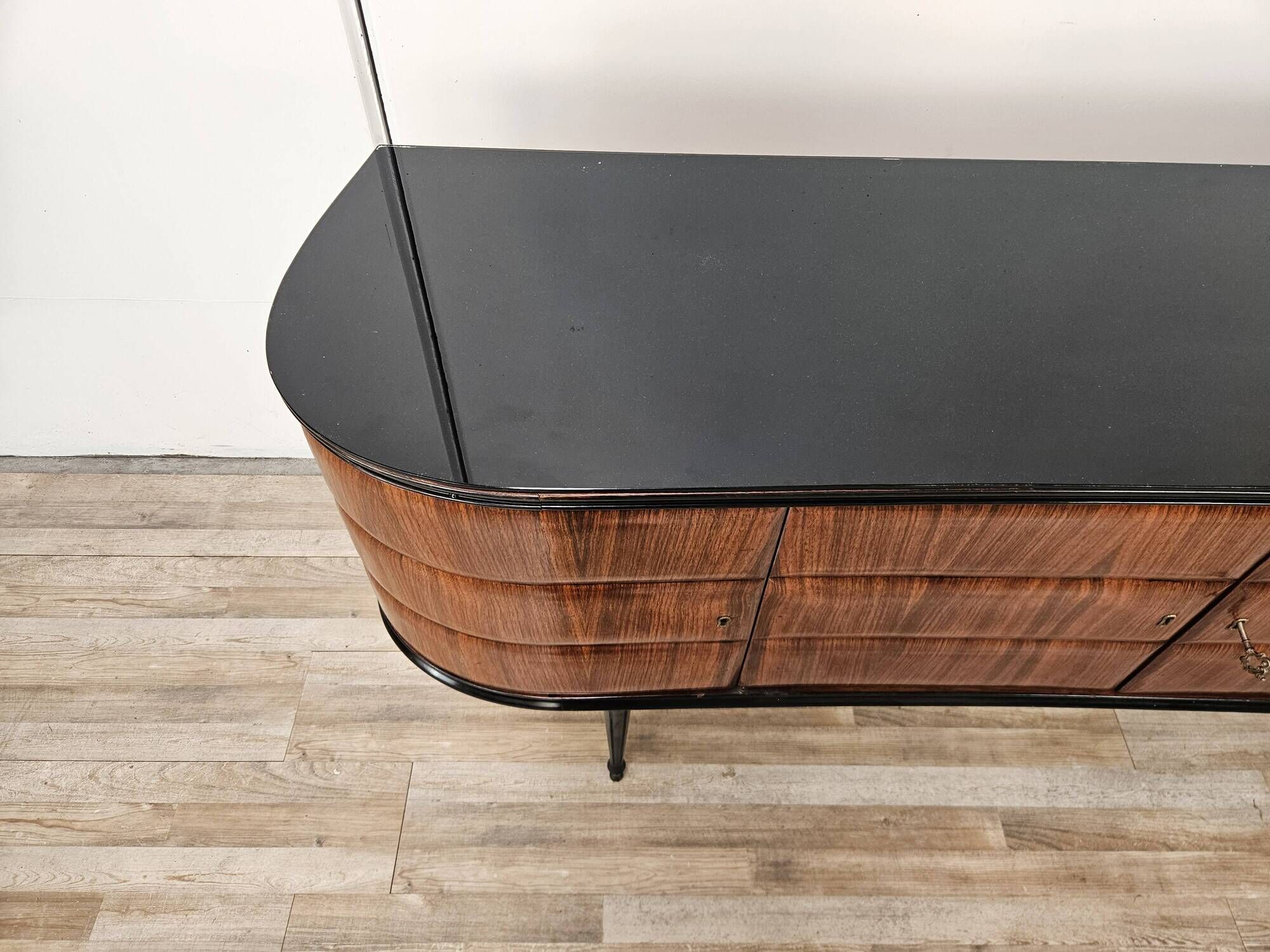 Mobile bar sideboard by Vittorio Dassi from the 1950s