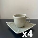 4 Vintage Kyoto Coffee Cups - Maison Montgolfier