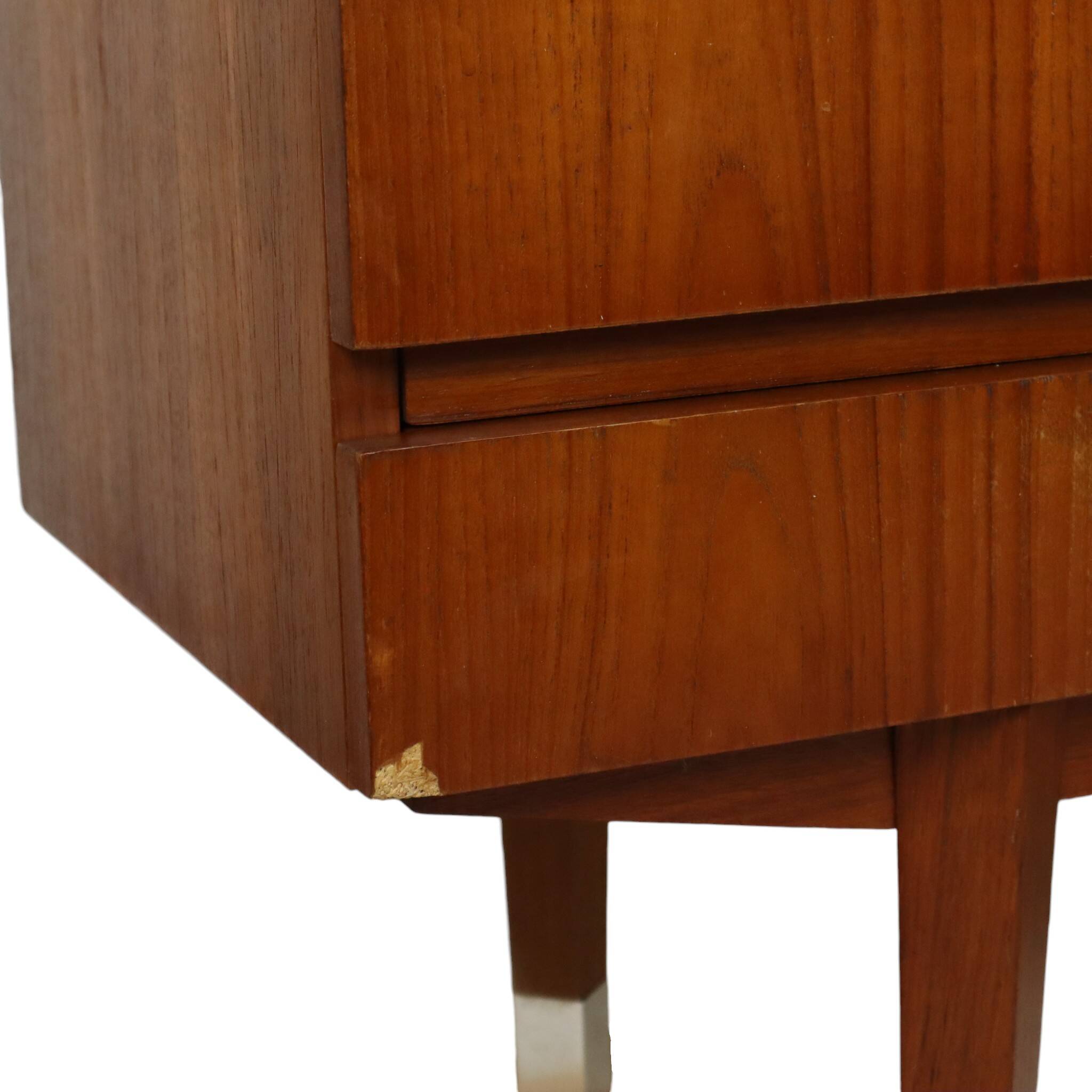Meuble bar, buffet en placage de teck, années 1960