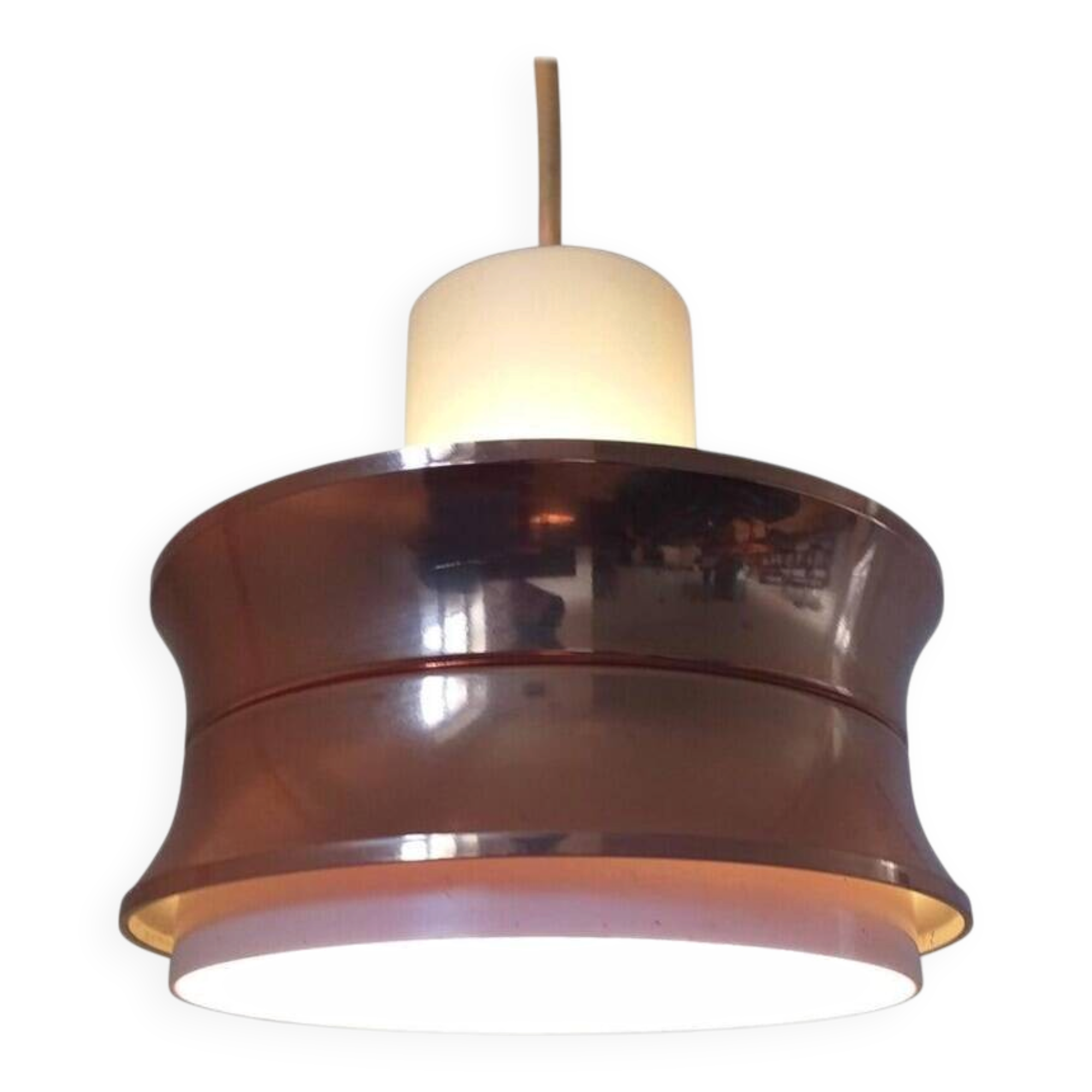 Midcentury Pendant in Style of Jo Hammerborg, Denmark, 1970s