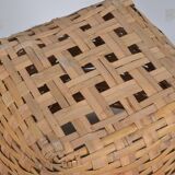 Woven bamboo basket