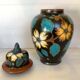 Large Hetty Gouda Holland Covered Vase