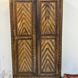 Small 19th-century patinated wardrobe