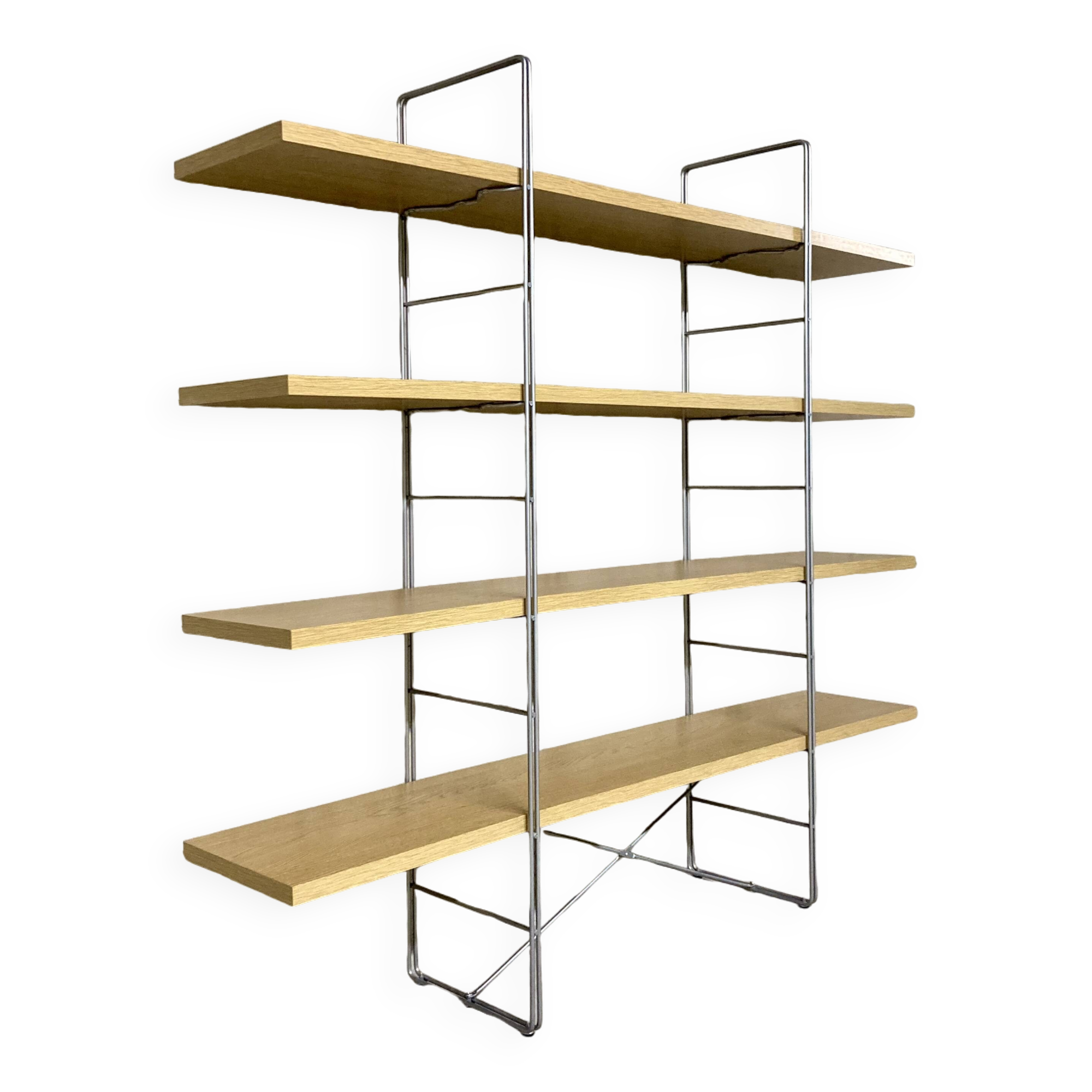 Enetri shelving system vintage oak Niels Gammelgaard for Ikea
