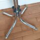 Chrome parrot coat rack with 12 hooks