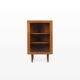 Danish teak cabinet with glass doors, 1960s