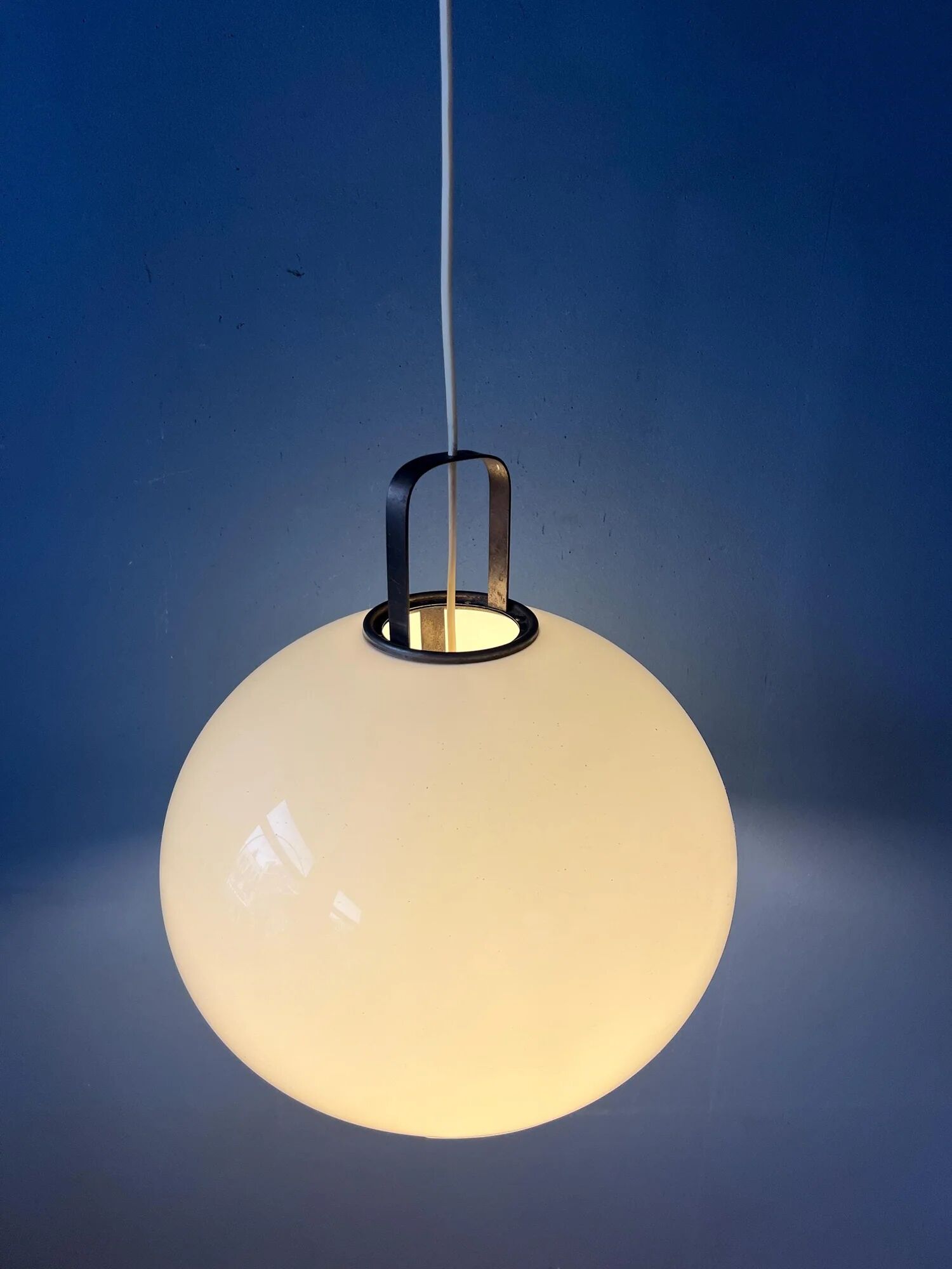 Vintage Guzzini inspired mushroom pendant lamp
