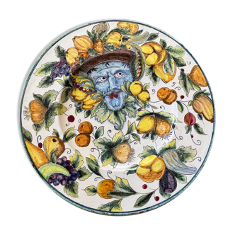 Italian ceramic dish signed Lapucci